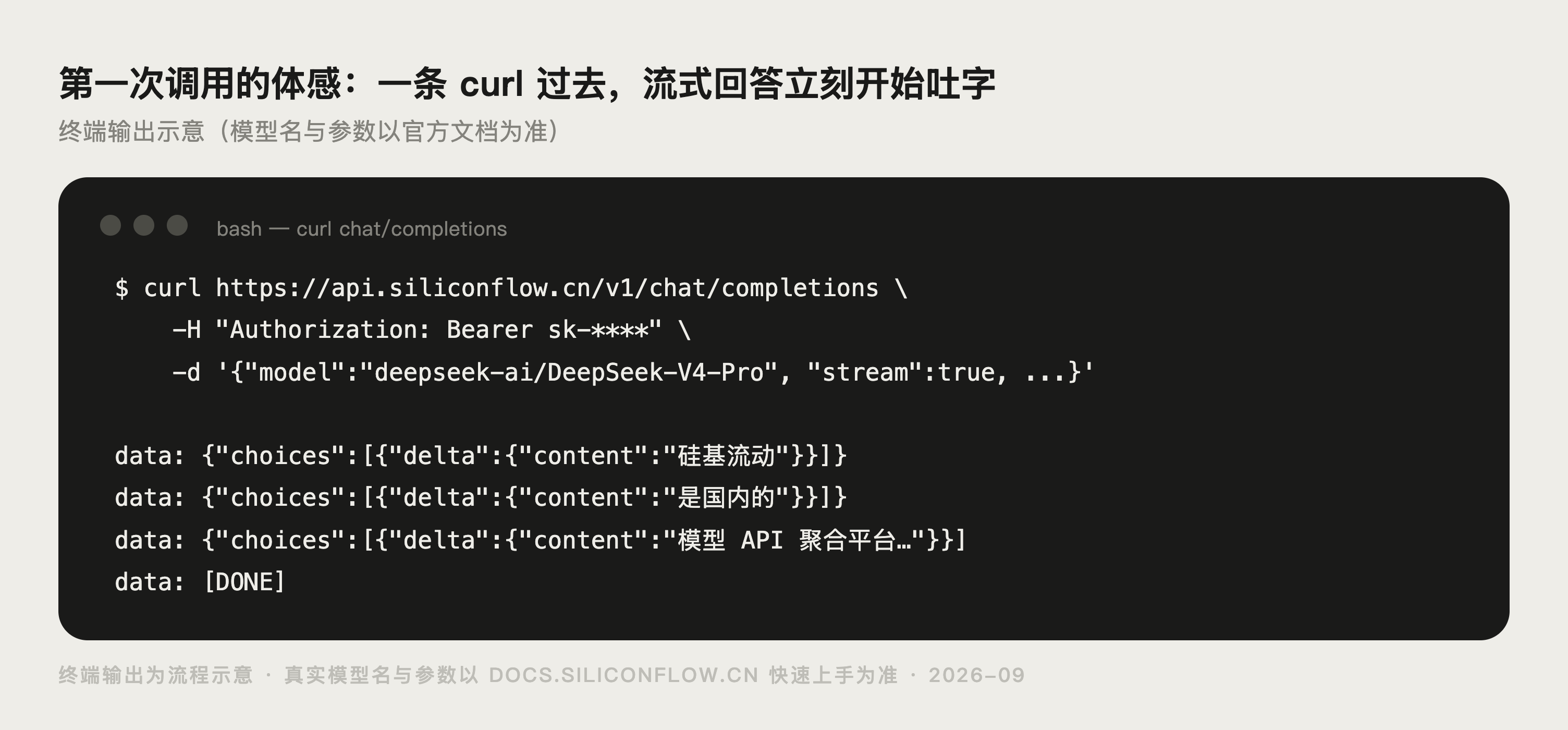 首次调用成功后的终端输出示意图