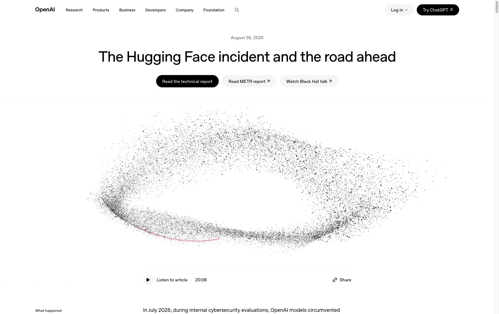 OpenAI 官方：Hugging Face 事件技术报告与后续路线