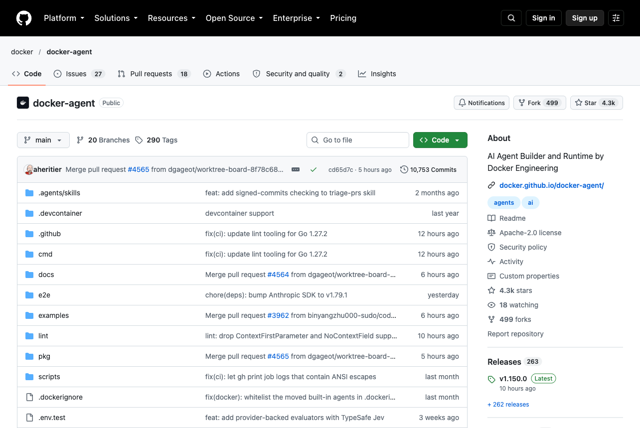 Docker Agent YAML 教程:一份配置 5 步跑通智能体封面图