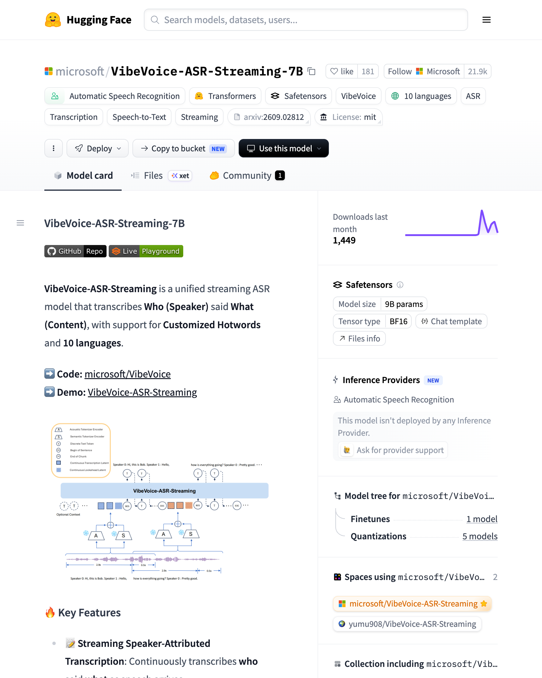 VibeVoice ASR 是什么?微软开源流式语音识别 10 语种封面图