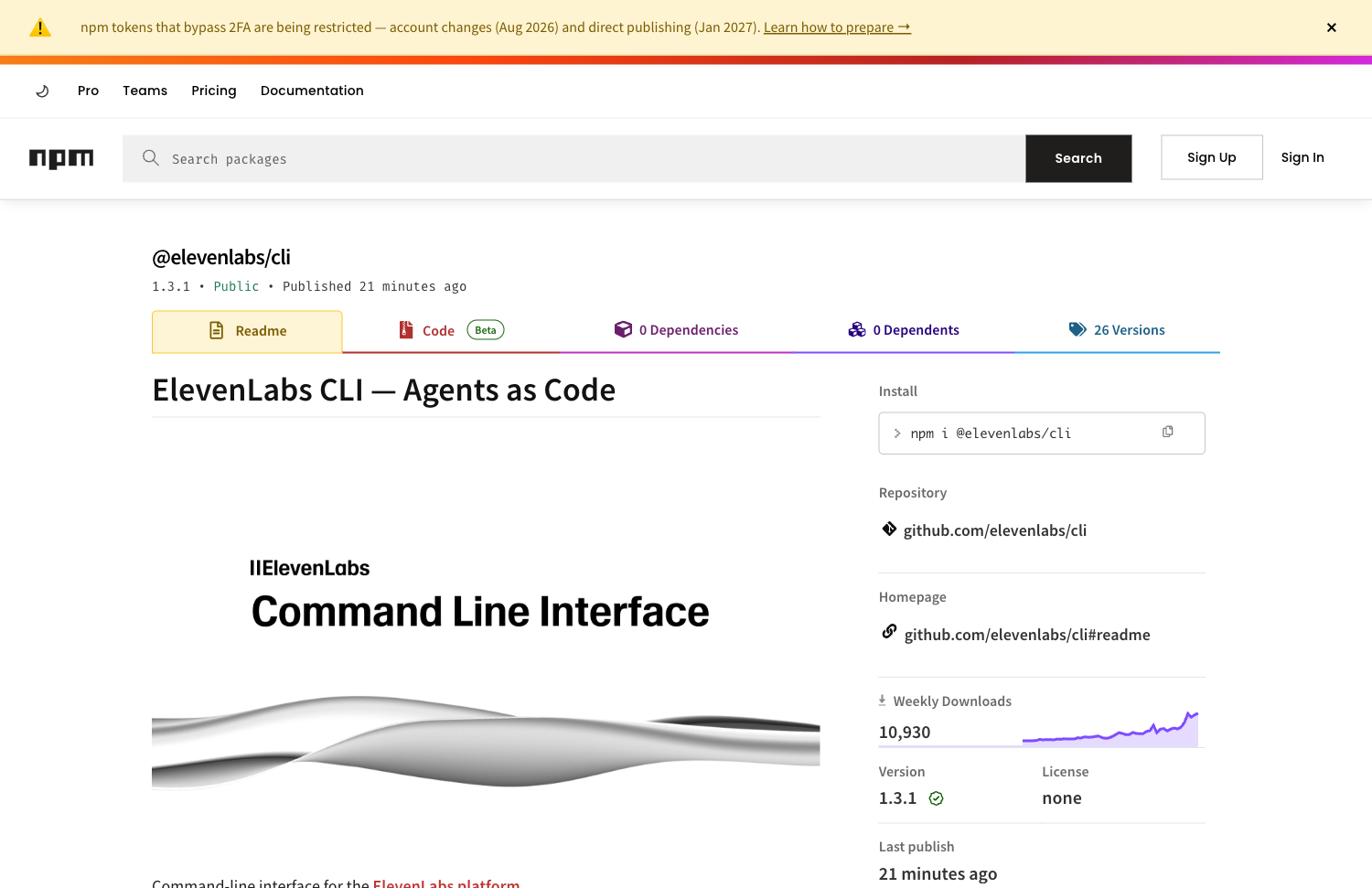 ElevenLabs API Keys 页面新建密钥界面