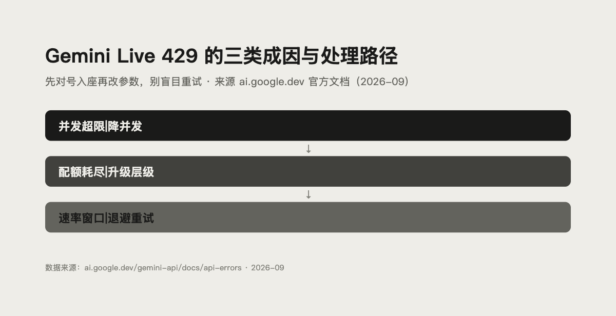 Gemini 3.8 Live 429 报错怎么解封面图