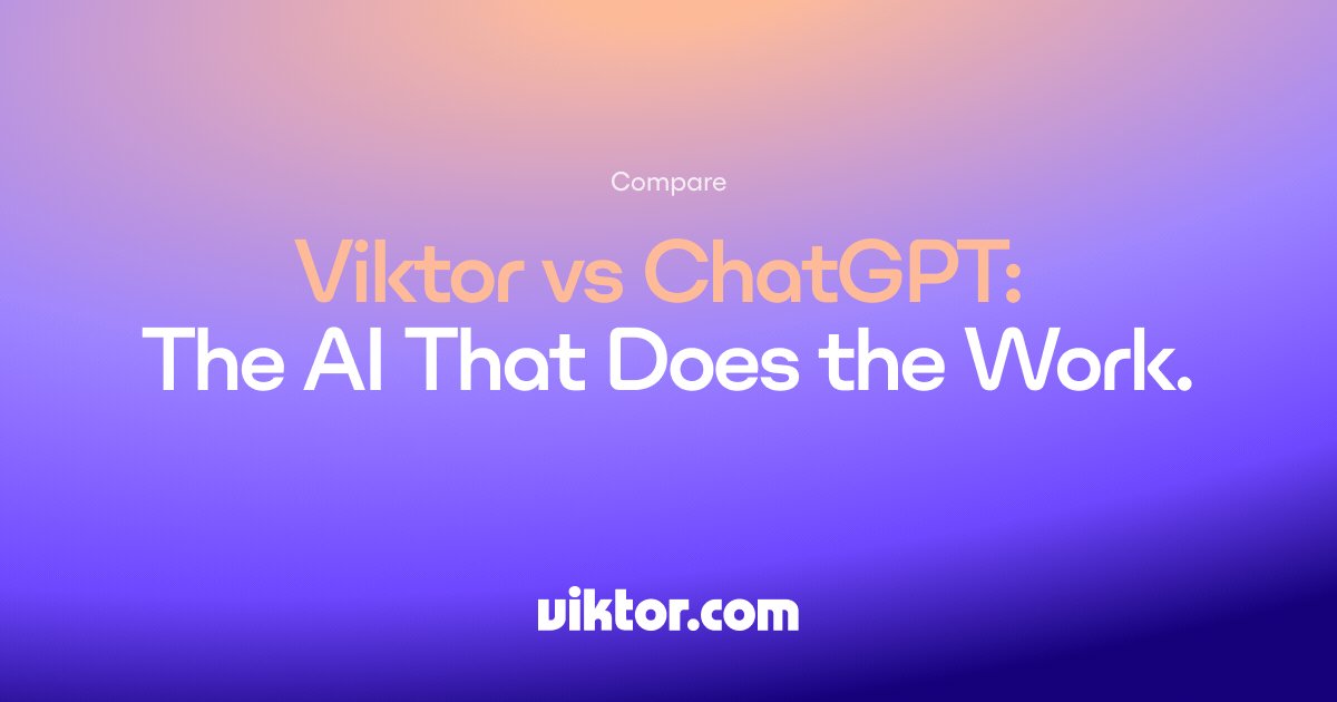 Viktor 与 ChatGPT 官方对比页
