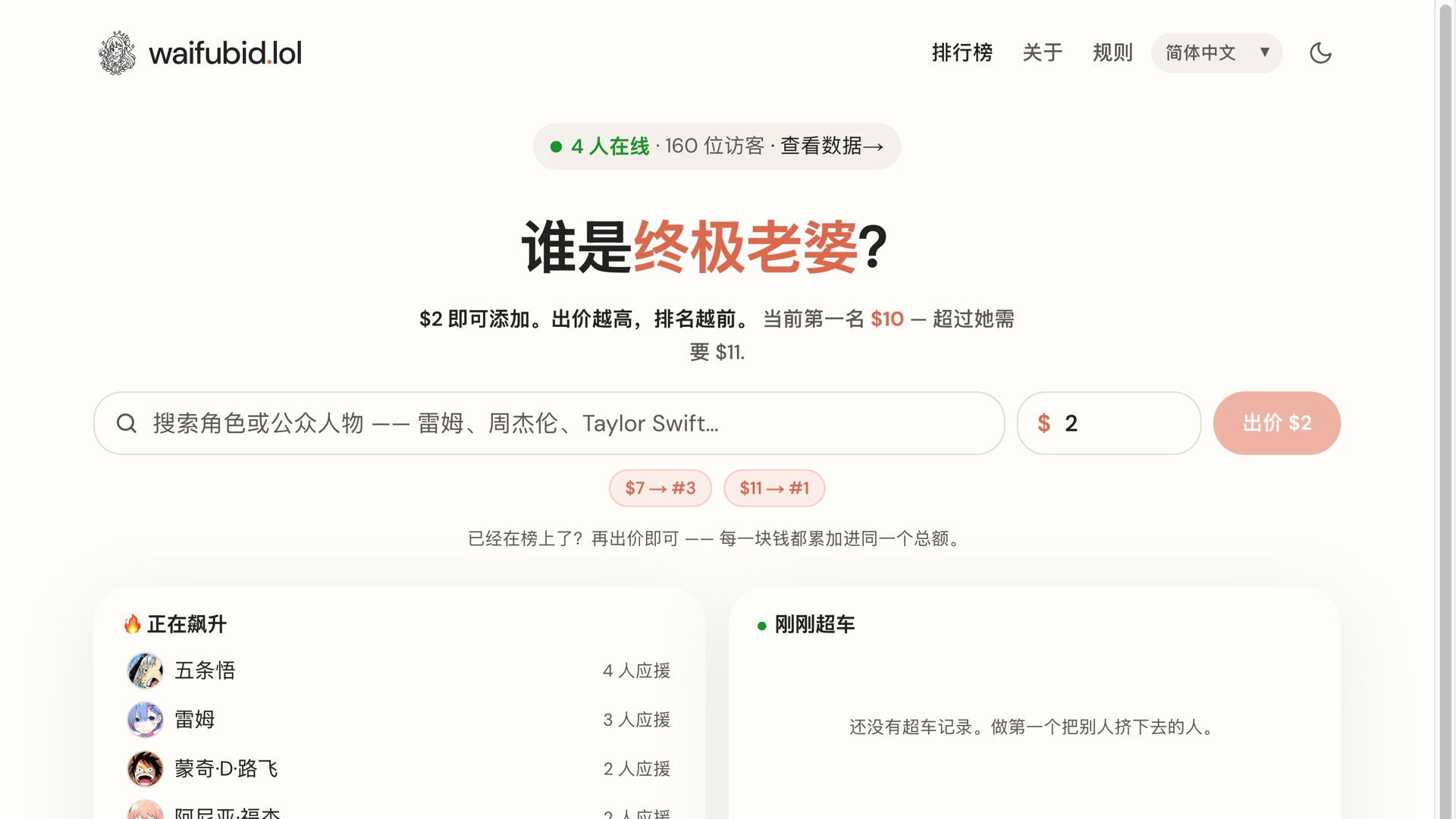 Waifubid.lol 是什么：终极老婆出价排行榜介绍与玩法教程（2026）封面图