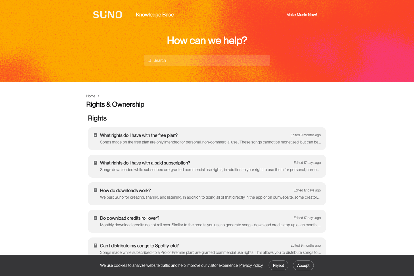 Suno 音乐商用版权规则详解：免费版不能商用，订阅方案这样选封面图